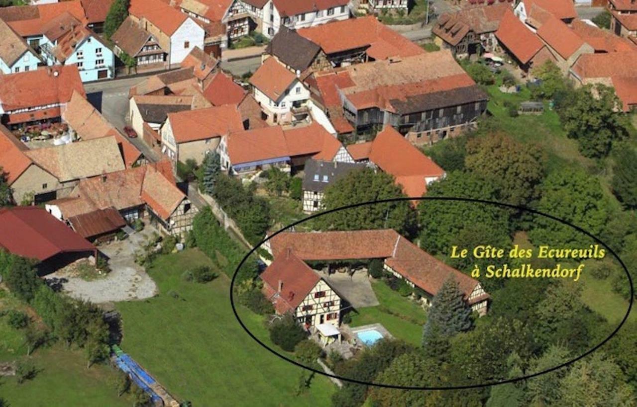 Le gîte des écureuils Schalkendorf Exterior foto